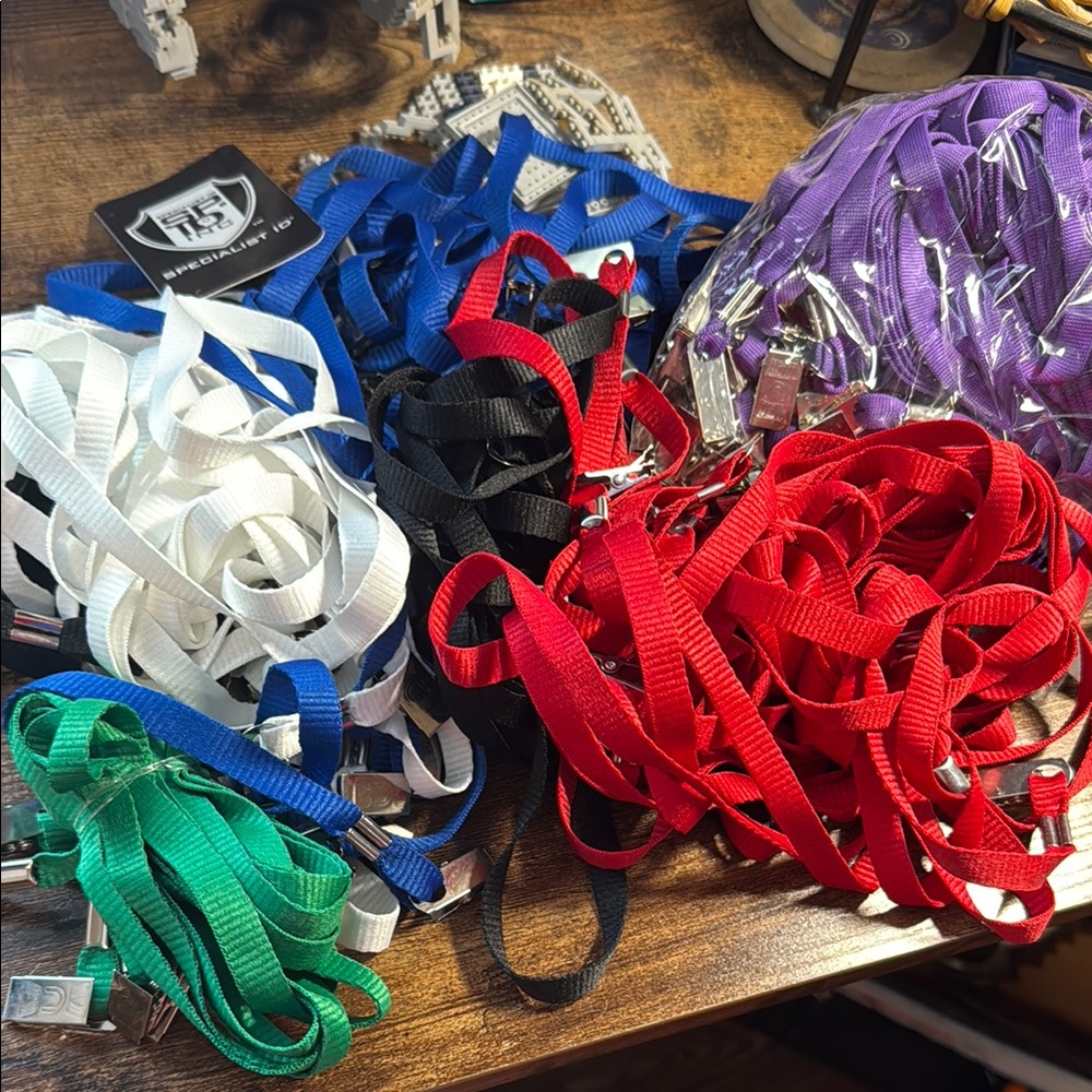 Red and Blue Suspenders for Versatile Use